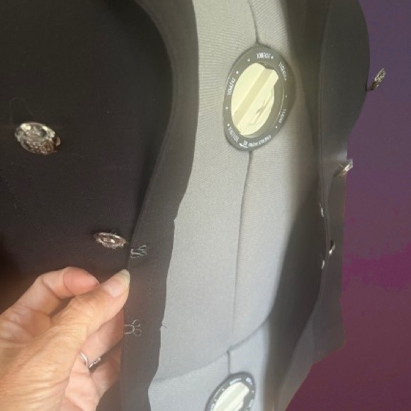 Tahari (ASL) Military style blazer/jacket, Sz 4P - Picture 4 of 6